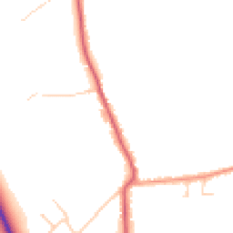 Daytime road noise heatmap for CO16 9LF
