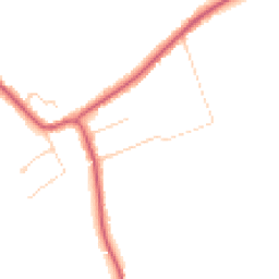 Daytime road noise heatmap for CO16 9NA