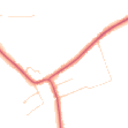 Daytime road noise heatmap for CO16 9ND