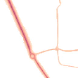Night-time road noise heatmap for CO16 9PB