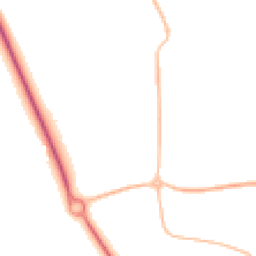 Night-time road noise heatmap for CO16 9PE