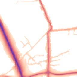 Daytime road noise heatmap for CO16 9PH