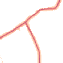 Daytime road noise heatmap for CO16 9PS