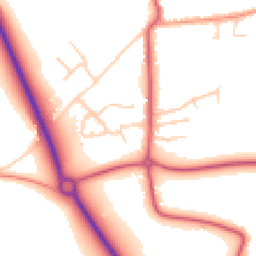 Daytime road noise heatmap for CO16 9RE