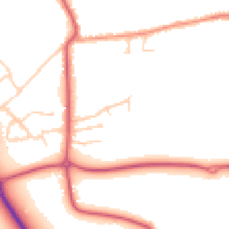 Daytime road noise heatmap for CO16 9RH