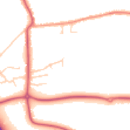 Daytime road noise heatmap for CO16 9RJ