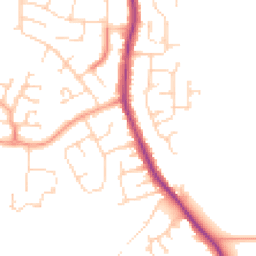 Daytime road noise heatmap for CO2 0AE