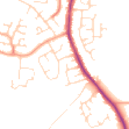 Daytime road noise heatmap for CO2 0AN