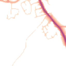 Daytime road noise heatmap for CO2 0BP