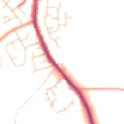 Daytime road noise heatmap for CO2 0BW