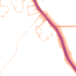 Daytime road noise heatmap for CO2 0DJ