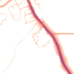 Daytime road noise heatmap for CO2 0DN