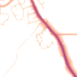 Daytime road noise heatmap for CO2 0DP