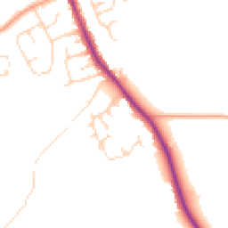 Daytime road noise heatmap for CO2 0DR