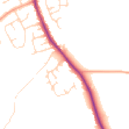 Daytime road noise heatmap for CO2 0DW
