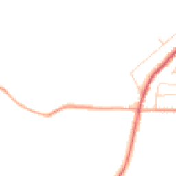 Daytime road noise heatmap for CO2 0EJ