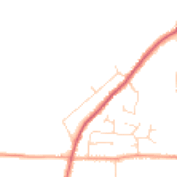 Daytime road noise heatmap for CO2 0EQ