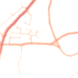 Daytime road noise heatmap for CO2 0JB
