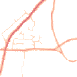 Daytime road noise heatmap for CO2 0LP