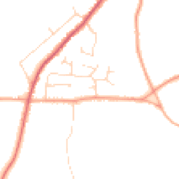 Daytime road noise heatmap for CO2 0LW