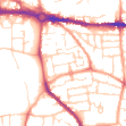 Daytime road noise heatmap for CO2 7GS