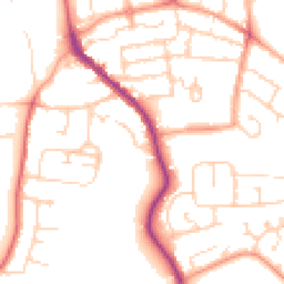 Daytime road noise heatmap for CO2 7RJ