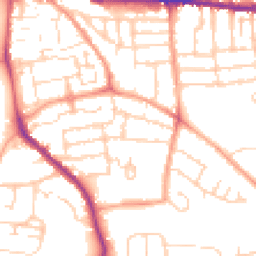Daytime road noise heatmap for CO2 7RZ