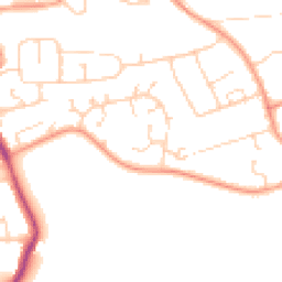 Daytime road noise heatmap for CO2 8BX