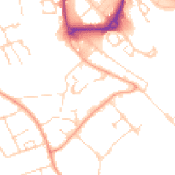 Daytime road noise heatmap for CO2 8HQ