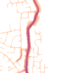 Daytime road noise heatmap for CO2 8XS