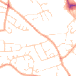 Daytime road noise heatmap for CO2 8YY
