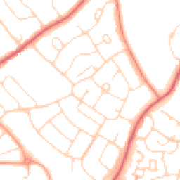 Daytime road noise heatmap for CO2 9BP