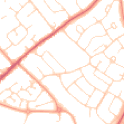 Daytime road noise heatmap for CO2 9DN
