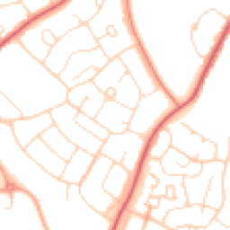 Daytime road noise heatmap for CO2 9EE