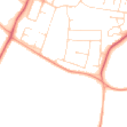 Daytime road noise heatmap for CO2 9NX