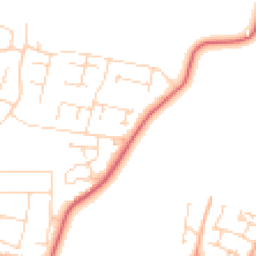 Daytime road noise heatmap for CO2 9QQ