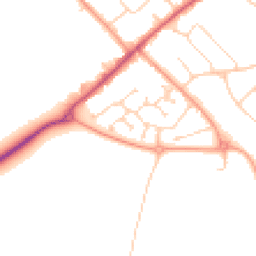 Daytime road noise heatmap for CO2 9SB