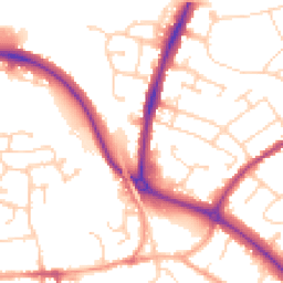 Daytime road noise heatmap for CO4 0AA