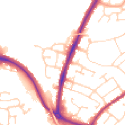 Daytime road noise heatmap for CO4 0BA