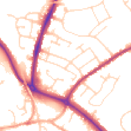 Daytime road noise heatmap for CO4 0BH
