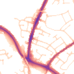 Daytime road noise heatmap for CO4 0BL