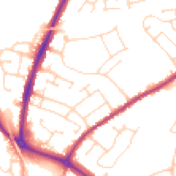 Daytime road noise heatmap for CO4 0BP