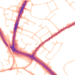 Daytime road noise heatmap for CO4 0BS
