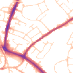 Daytime road noise heatmap for CO4 0BU