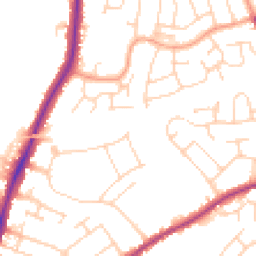 Daytime road noise heatmap for CO4 0DH