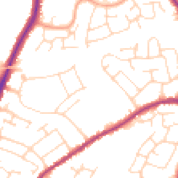Daytime road noise heatmap for CO4 0DR