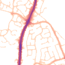 Daytime road noise heatmap for CO4 0LU