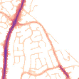 Daytime road noise heatmap for CO4 0NH