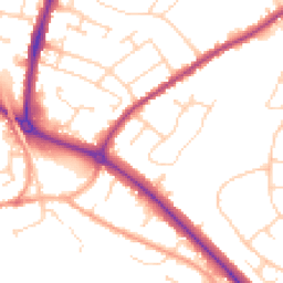 Daytime road noise heatmap for CO4 3AS