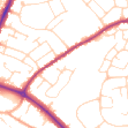 Daytime road noise heatmap for CO4 3AX